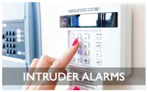Intruder burglar alarm installation
