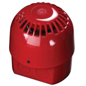 AlarmSense 2-Wire Red Sounder for Apollo Alarmsense Fire Alarms
