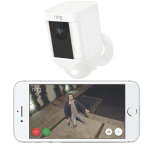 Ring SportLight Cam Smart Security Light Camera with Built-in Wi-Fi & Siren