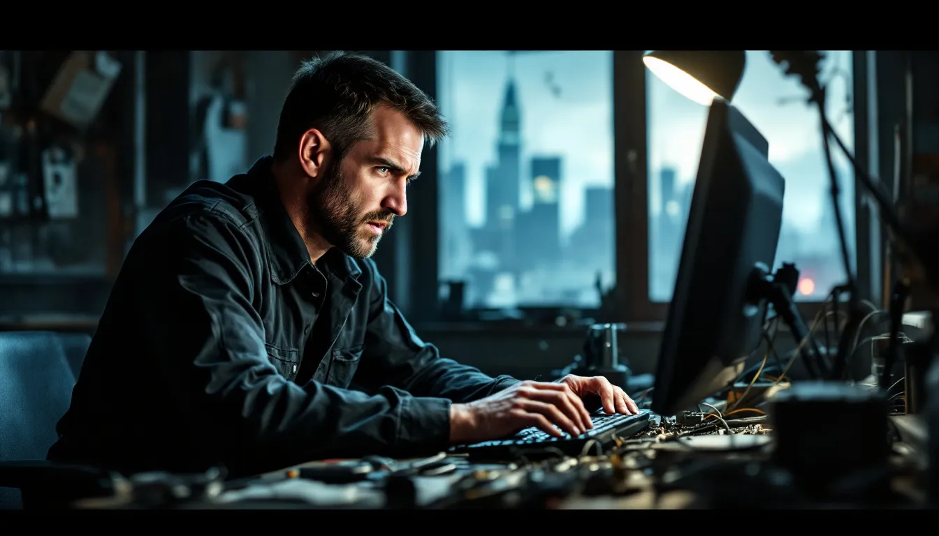 An expert alarm engineer working on an alarm system.