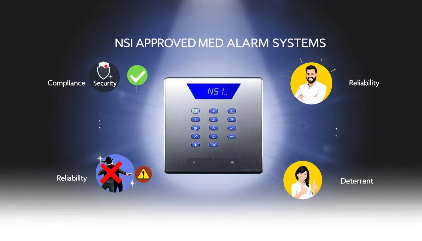 Key features of NSI approved alarm systems, showcasing their effectiveness.